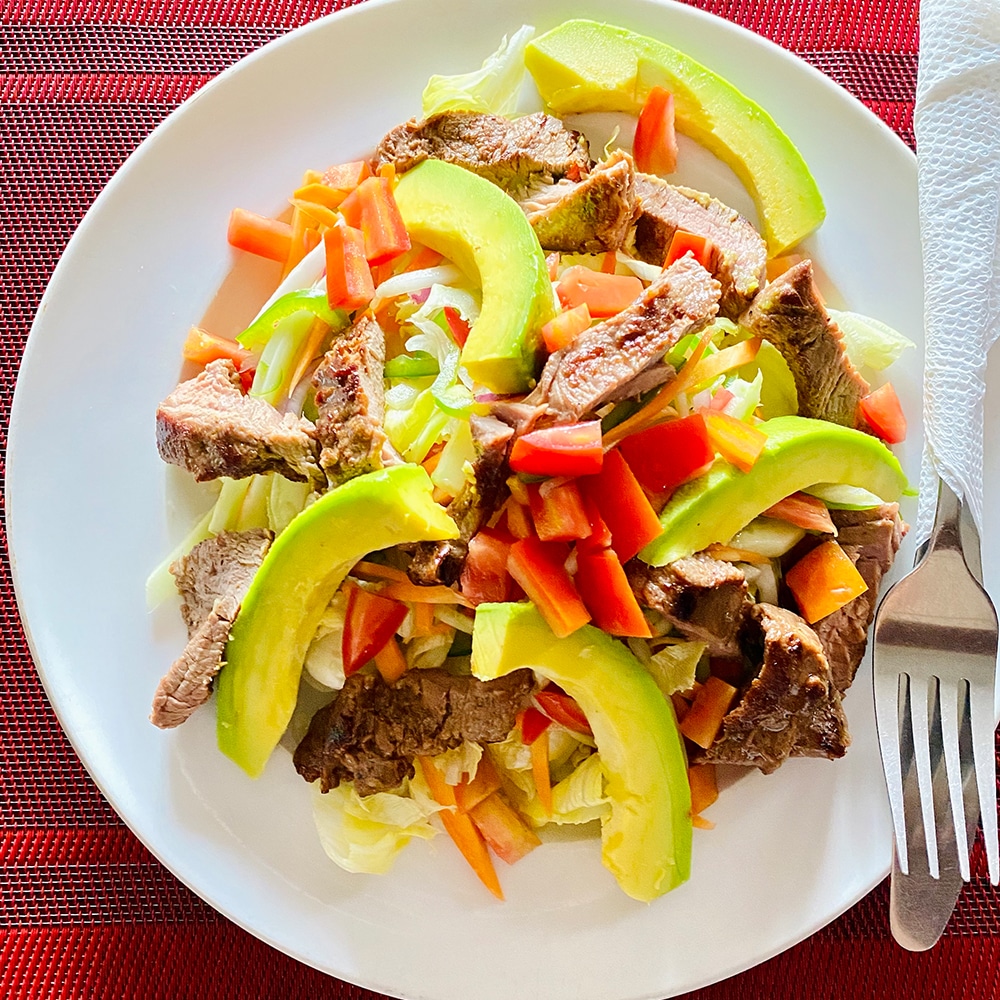 steak salad